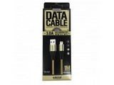 YK-Design 3.0A Data/Charging Cable YK-S27 Lightning (Gold)