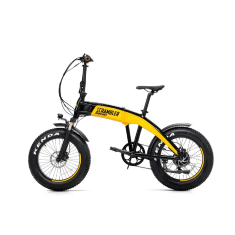 Vélo électrique Scrambler SCR E Moteur Bafang 36V/250W/60Nm , Batt Int 36V 10.4Ah, Dérailleur Shimano 7 vitesses. 25Km/h Pneu 20