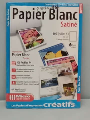 PAIPER BLANC SATINÉ