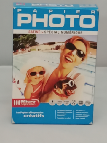 PAPIER PHOTO SATINÉ SPÉCIAL NUMÉRIQUE  10x15