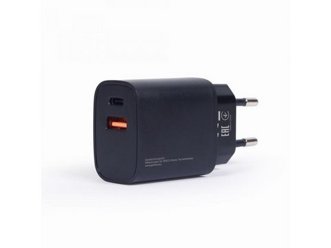Gembird USB Typ-C fast charger, 18 W, black - TA-UQC3-03