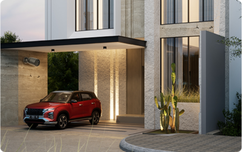 EZVIZ Camera Wifi Extérieure BC1C 4K PRO KIT - Résolution 4K - Batterie lithium rechargeable de 10 400 mAh - Protection continue 24/7 - Vision nocturne en coule