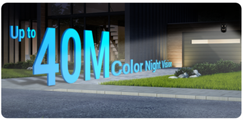 EZVIZ Caméras extérieures motorisées H9c 3MP - Wi-Fi - à double objectif panoramique et inclinable - Co-détection pour un suivi intelligent automatique