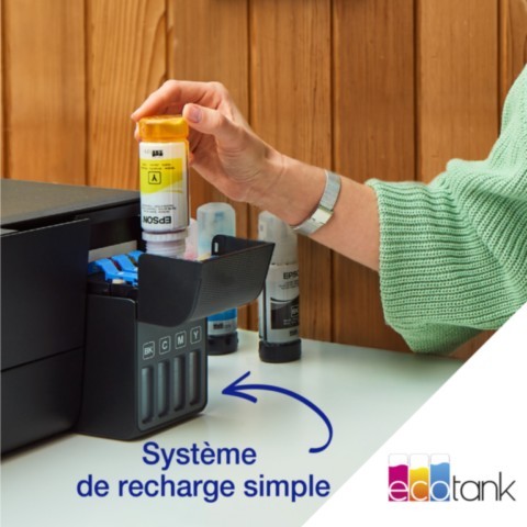EPSON EcoTank ET-2864 MFP Jet d'encre couleur A4 rechargeable