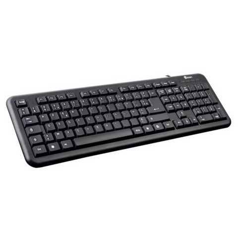 CLAVIER USB FILAIRE - AZERTY - 108 TOUCHES