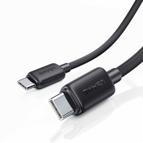 Câble avec motif USB Type-C vers USB Type-C 60W (2m) Usams US-SJ696 / KY Series Noir