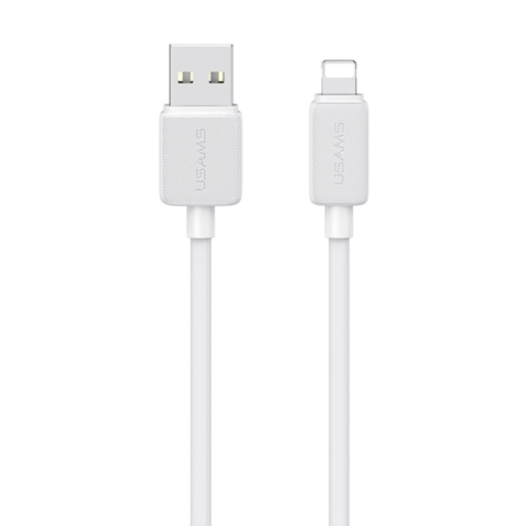 Câble USB vers lightning pour iPhone 2.4A (1m) Usams US-SJ689 KY Series Blanc