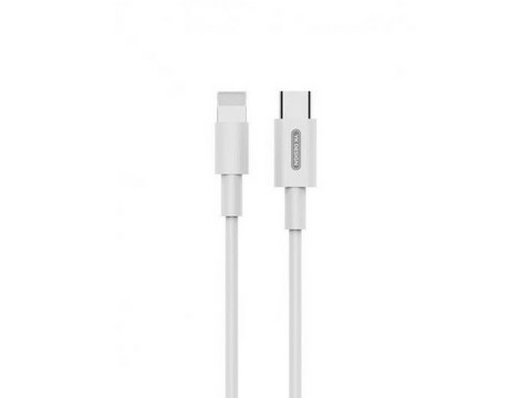 YK-Design 3A PD Data/Charging Cable YK-S12 Type-C to Lightning (White)