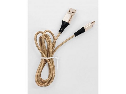 YK-Design 3.0A Data/Charging Cable YK-S27 Micro-USB (Gold)
