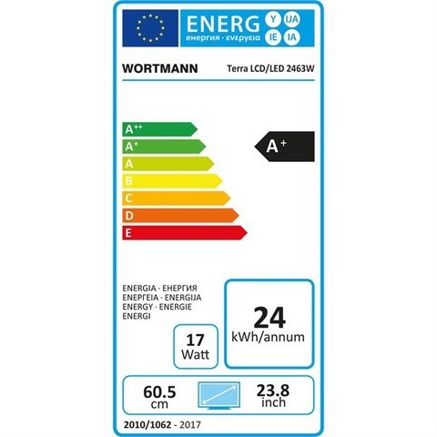 TERRA LED 2463W black DP/HDMI GREENLINE PLUS