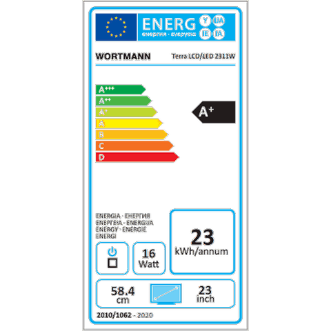 TERRA LED 2311W schwarz HDMI GREENLINE PLUS