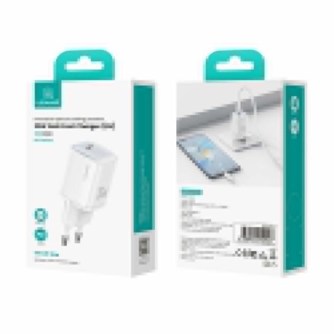 Mini Chargeur rapide USB-C PD 1C GaN (30W) Usams HC Series / CC251 Blanc