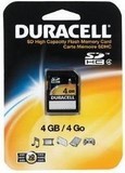 Carte SDHC 4 GB  CLASSE 4 DURACELL