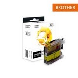 BROTHER 125 - CARTOUCHE BOITE SWITCH ÉQUIVALENTE À BROTHER LC125Y - JAUNE