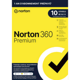 Norton 360 Premium 2023 - 10 appareils - Abonnement 1 an